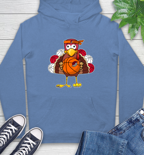 Portland Trail Blazers Turkey thanksgiving day Hoodie 11