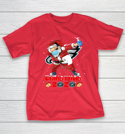 Philadelphia Eagles Funny Santa Claus Dabbing Christmas 2020 NFL T-Shirt 9
