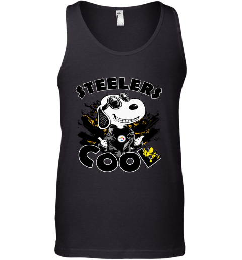 Pittsburg Steelers Snoopy Joe Cool We're Awesome Tank Top