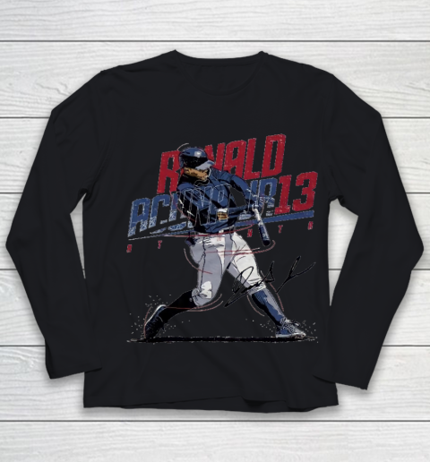 Ronald Acuna Jr 13 Youth Long Sleeve