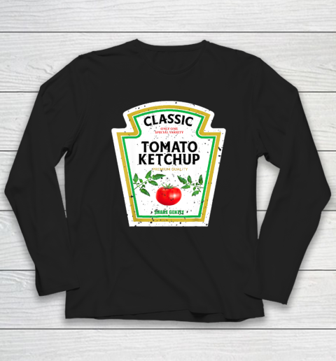 Ketchup Halloween 2022 Costume Matching Couple Mustard Mayo Long Sleeve T-Shirt