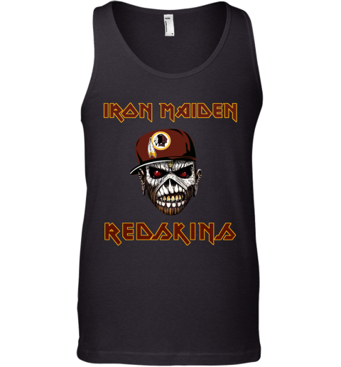 NFL Washington Redskins Iron Maiden Rock Band Music Football Sports Wk7nr4IJLWN unisex tank 17 95 151514 front black