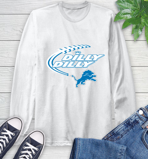 NFL Detroit Lions Dilly Dilly Football Sports Long Sleeve T-Shirt