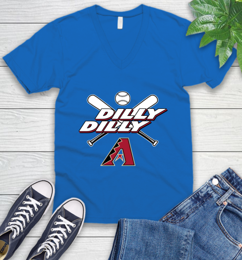 MLB Arizona Diamondbacks Dilly Dilly Baseball Sports V-Neck T-Shirt 6