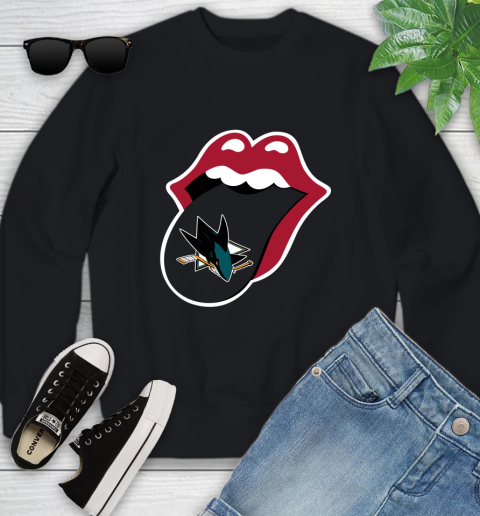 San Jose Sharks NHL Hockey Lips I Root For My Team Adoring Fan 116