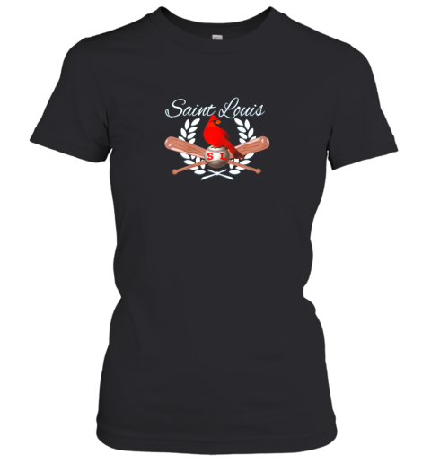 St. Louis Baseball Design Cardinal Sports Women's T-Shirt