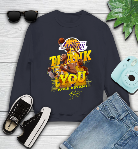 Great Thank you Kobe Bryant Los Angeles Lakers signature shirt 107