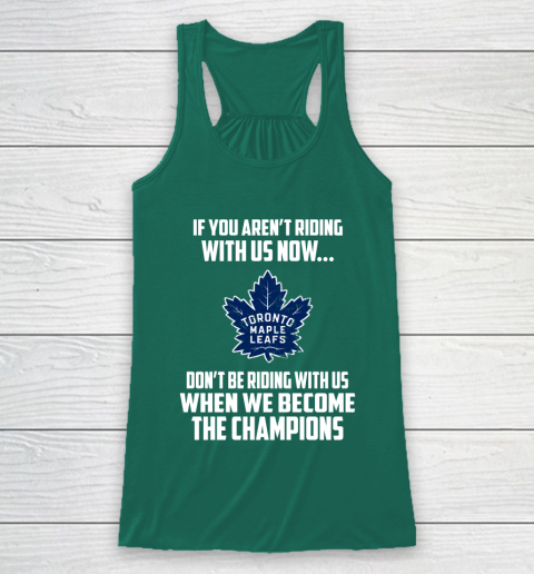 NHL Toronto Maple Leafs Hockey We Become The Champions Racerback Tank 5