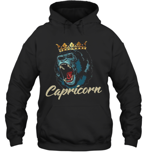 Capricorn Queen Gorilla Zodiac Hoodie