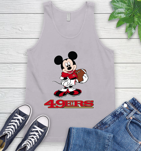 NFL Football San Francisco 49ers Cheerful Mickey Mouse Shirt Tank Top 4