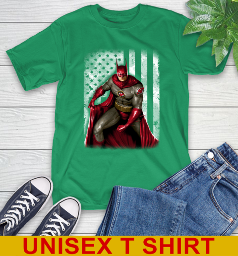 New Jersey Devils NHL Hockey Batman DC American Flag Shirt T-Shirt 7