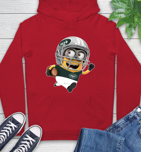 NFL New York Jets Minions Disney Football Sports Hoodie 10