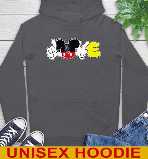 Detroit Tigers MLB Baseball Love Mickey Disney Sports Hoodie 7