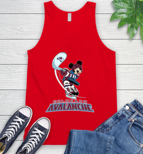 NHL Hockey Colorado Avalanche Cheerful Mickey Mouse Shirt Tank Top 6