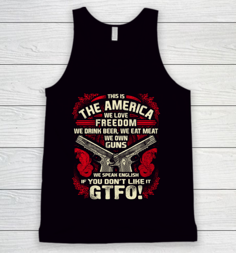 Veteran Shirt Gun Control This is The America Tank Top