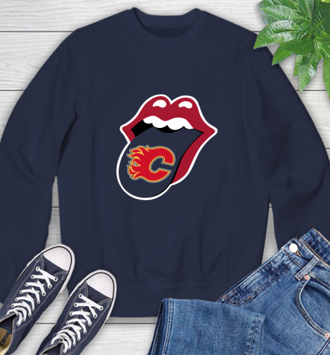 Calgary Flames NHL Hockey Lips I Root For My Team Adoring Fan 27