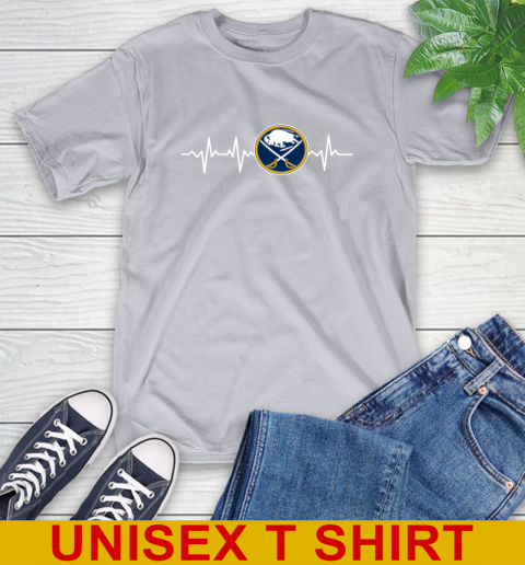 Buffalo Sabres NHL Hockey Heart Beat Shirt T-Shirt 5