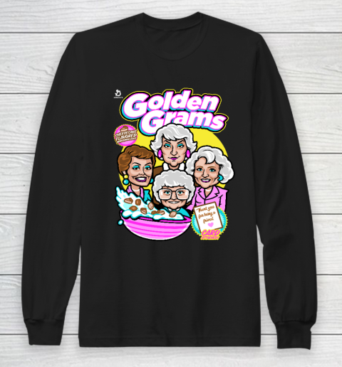 Golden Girls Tshirt Golden Grams Cereal Long Sleeve T-Shirt