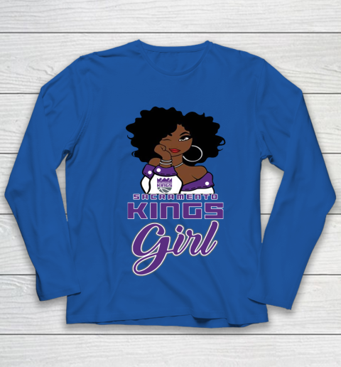 Sacramento Kings Girl NBA Youth Long Sleeve 9