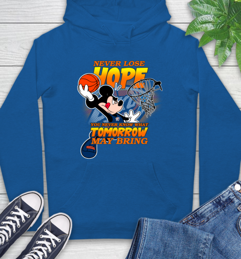 Oklahoma City Thunder NBA Basketball Mickey Disney Never Lose Hope Hoodie 9
