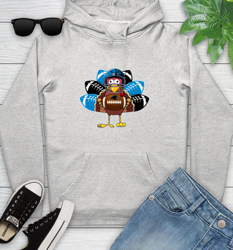 Carolina Panthers Turkey Thanksgiving Day Youth Hoodie