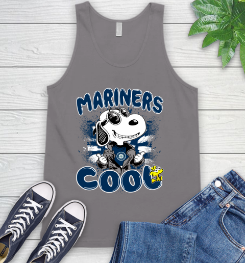 MLB Baseball Seattle Mariners Cool Snoopy Shirt Tank Top 6