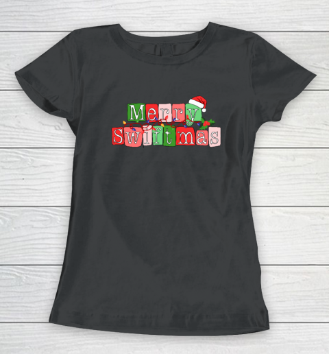 Merry Swiftmas Christmas Funny Santa Xmas Family Matching Women's T-Shirt
