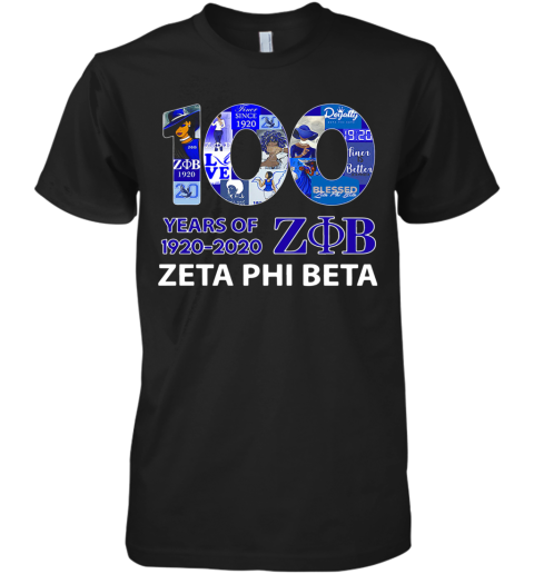 100 Years Of 1920 ZOB Zeta Phi Beta Premium Men's T-Shirt