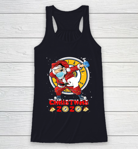 Indiana Pacers Funny Santa Claus Dabbing Christmas 2020 NBA Racerback Tank 7