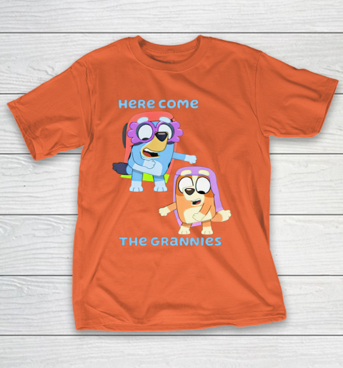 Blueys Shirt Here Come The Grannies T-Shirt 4