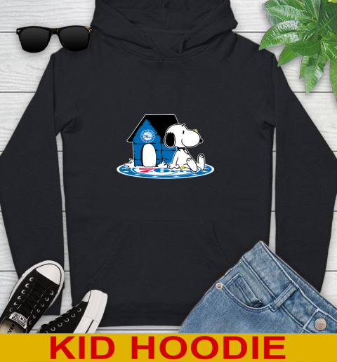NBA Basketball Philadelphia 76ers Snoopy The Peanuts Movie Shirt Youth Hoodie 2