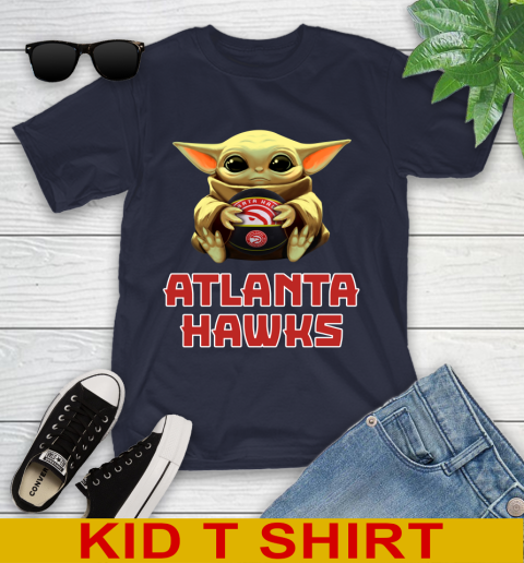 NBA Basketball Atlanta Hawks Star Wars Baby Yoda Shirt 103