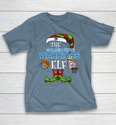 Golden State Warriors Christmas ELF Funny NBA T-Shirt 6