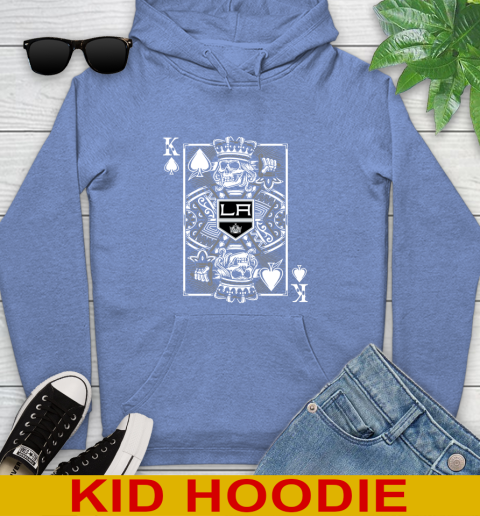 Los Angeles Kings NHL Hockey The King Of Spades Death Cards Shirt Youth Hoodie 12
