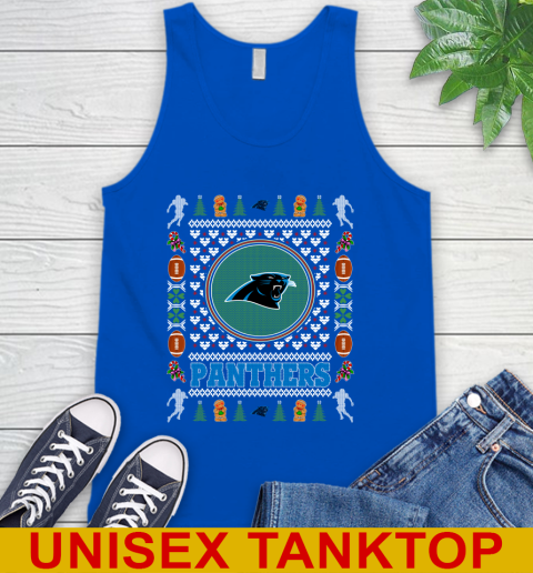 Carolina Panthers Merry Christmas NFL Football Loyal Fan Tank Top 4