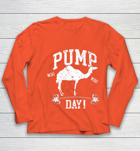 Funny Pump Day Hump Day Camel Weight Lifting Training Gym Youth Long Sleeve 4 Funny Pump Day Hump Day Camel Weight Lifting Training Gym Youth Long Sleeve - Image 4