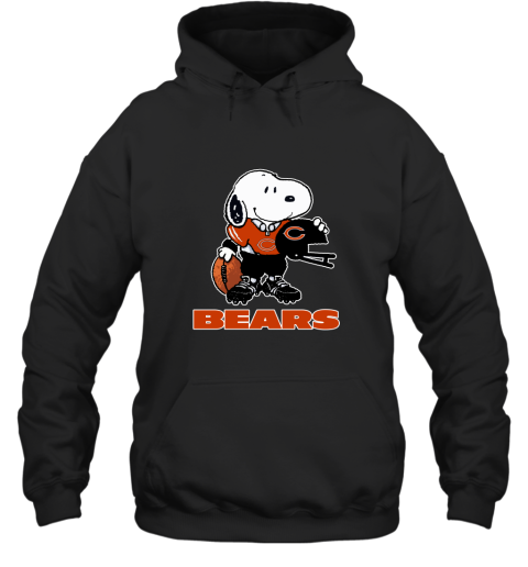 Snoopy A Strong And Proud Chicago Bears Player NFL Hoodie