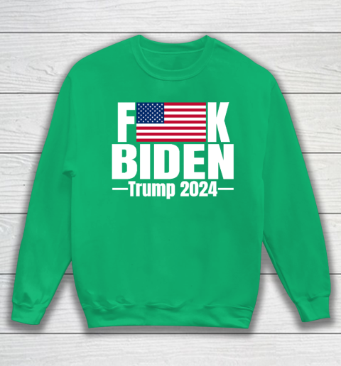 Fuck Biden American Flag Trump 2024 Sweatshirt 5