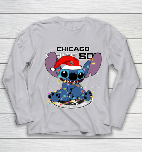 Chicago White Sox MLB noel stitch Baseball Christmas Youth Long Sleeve 3