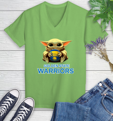 Nba Basketball Golden State Warriors Star Wars Baby Yoda Shirt