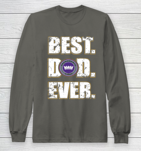 NBA Sacramento Kings Basketball Best Dad Ever Family Shirt Long Sleeve T-Shirt 5