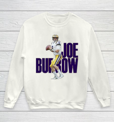 Joe Burrow LSU Tigers Football Youth Sweatshirt
