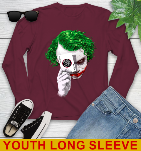 Toronto Raptors NBA Basketball Joker Card Shirt Youth Long Sleeve 6