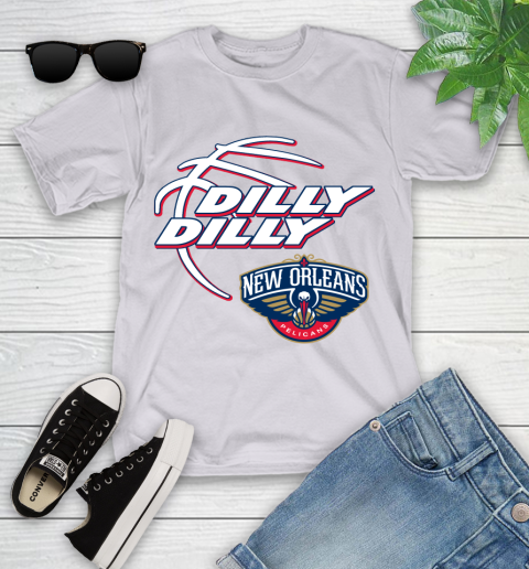 NBA New Orleans Pelicans Dilly Dilly Basketball Sports Youth T-Shirt 16