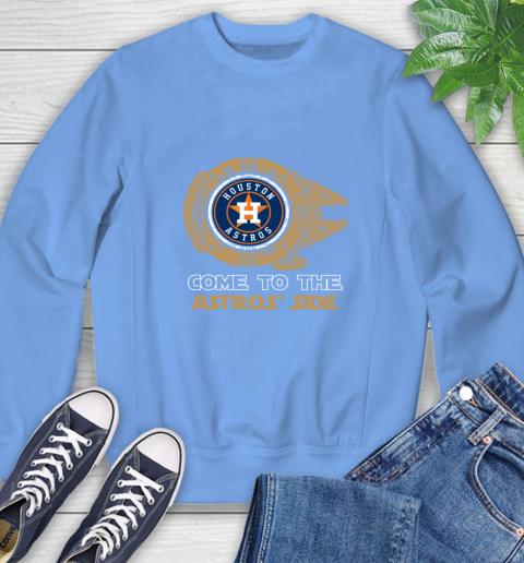 MLB Come To The Houston Astros Side Star Wars Baseball Sports Sweatshirt 11
