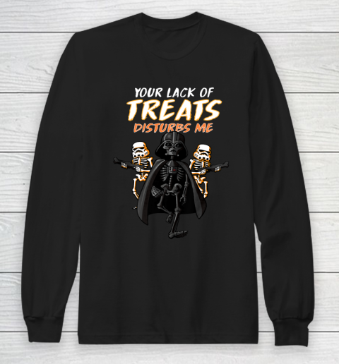 Star Wars Darth Vader Skeleton Halloween Long Sleeve T-Shirt