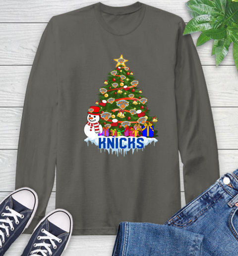 New York Knicks Merry Christmas NBA Basketball Sports Long Sleeve T-Shirt 8