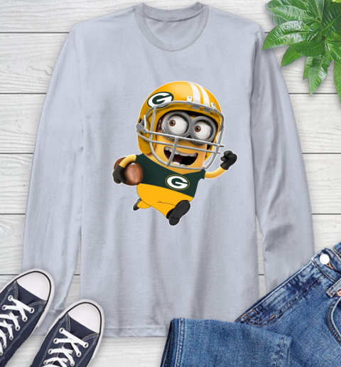 NFL Green Bay Packers Minions Disney Football Sports Long Sleeve T-Shirt 6