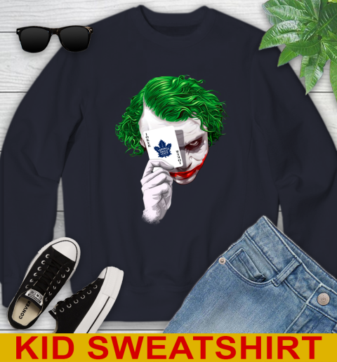 Toronto Maple Leafs NHL Hockey Joker Card Shirt Youth Sweatshirt 2