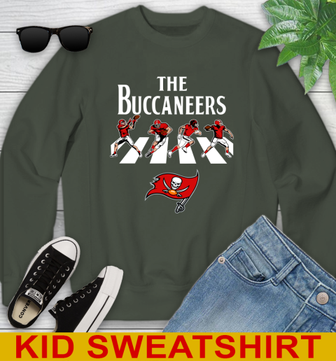 NFL Football Tampa Bay Buccaneers The Beatles Rock Band Shirt Youth Sweatshirt 8